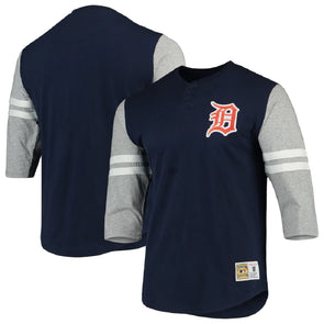 Mitchell And Ness Detroit Tigers Blank Tee (navy)