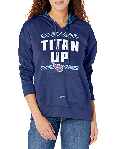 Zubaz NFL Women's Washington Football Team Color & Slogan Crewneck