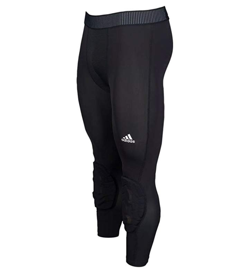 basketball padded three quarter tights 