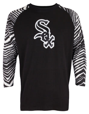 Klew MLB Men's Chicago White Sox Big Graphics Pocket Logo Tee T-Shirt, Red Small