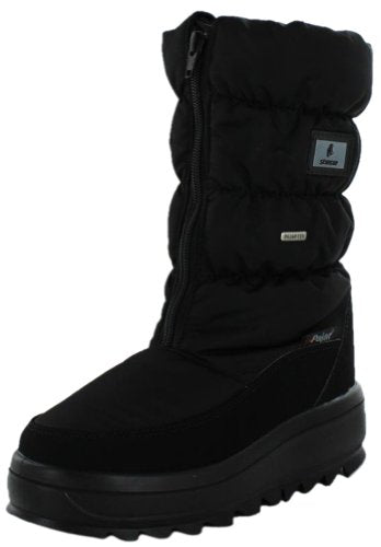 winter boots black womens