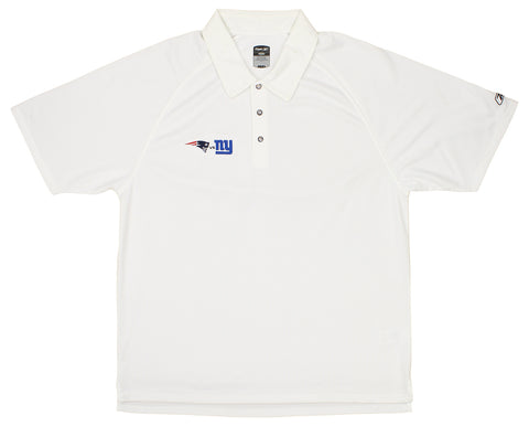 FOCO NFL Team Apparel Cotton Stripe Polo Team Color New York Giants