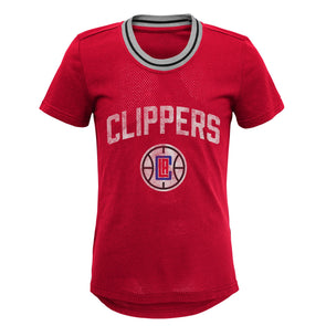 Outerstuff Nike Youth Los Angeles Clippers Essential Logo T-Shirt, Boys', Large, Red