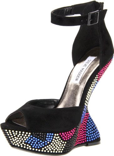 steve madden rhinestone wedges