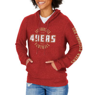 Zubaz NFL Women's Kansas City Chiefs Marled Soft Hoodie – Fanletic
