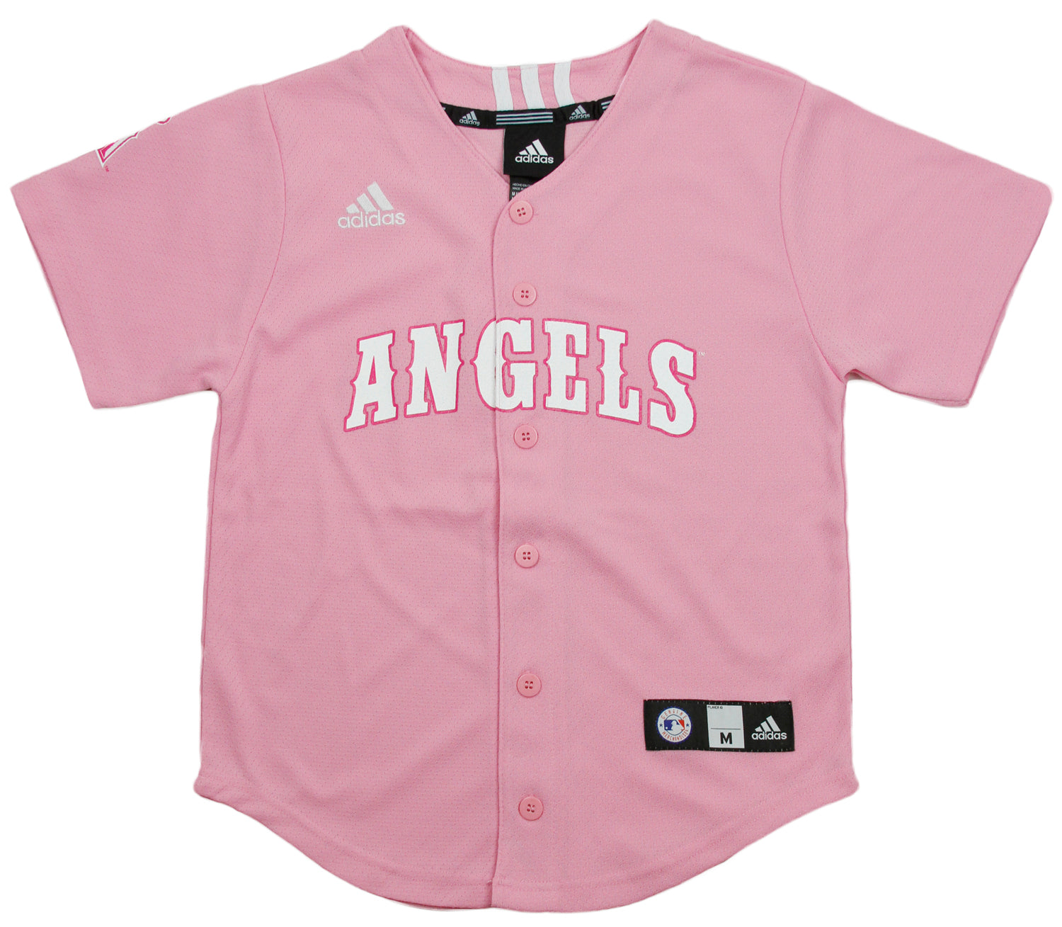 pink angels baseball jersey