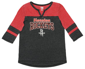 Men's Houston Rockets Concepts Sports Gray Long-Sleeve T-Shirt