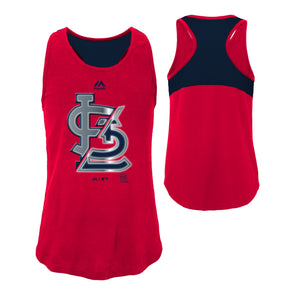 St. Louis Cardinals Nike Team Slider Tri-Blend Long Sleeve T-Shirt