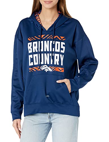 Zubaz NFL Men's Denver Broncos Solid Team Hoodie with Camo Lined Hood –  Fanletic