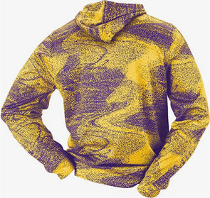 Zubaz NFL Women's Minnesota Vikings Elevated Hoodie w/ Team Color Viper Print