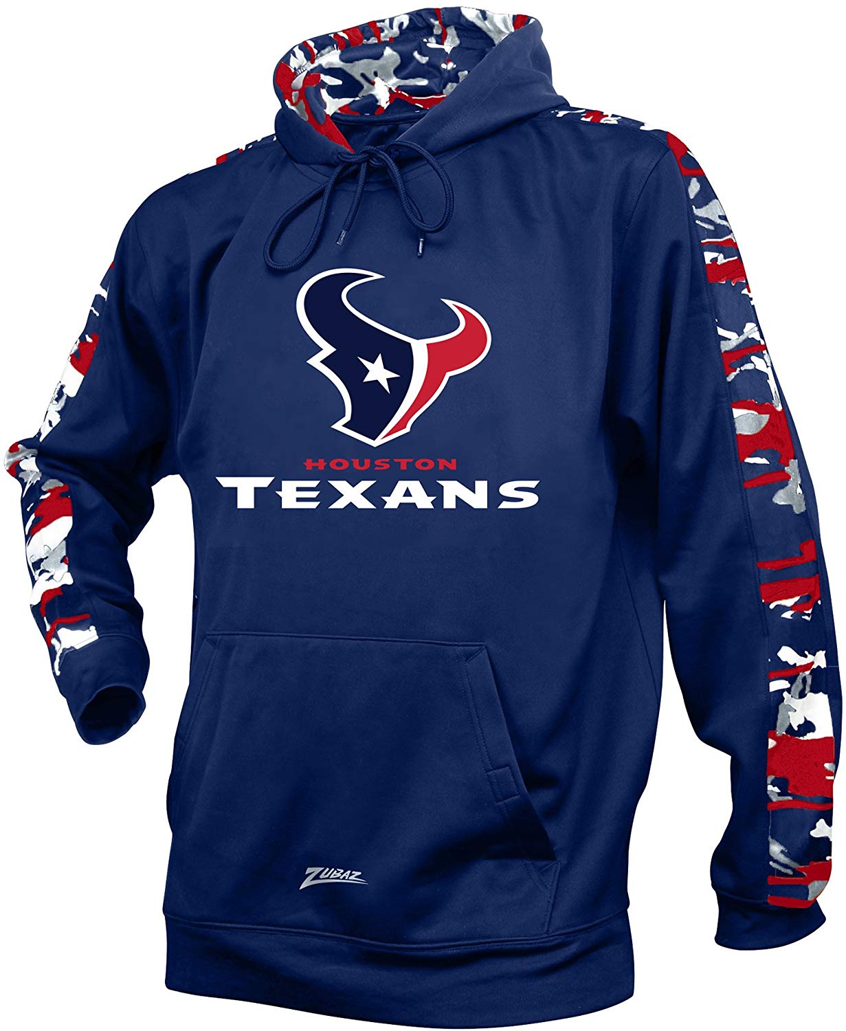 Zubaz NFL Men's Houston Texans Pullover 