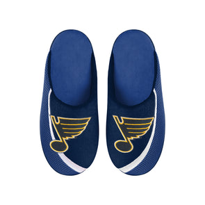 Youth FOCO St. Louis Blues Team Stripe Slippers