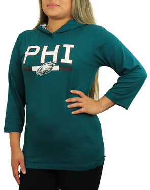 Philadelphia Eagles Womens Big Logo Tunic Top FOCO