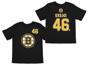 adidas NHL T-Shirt Boston Bruins David Krejci Black sz S