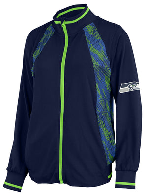 Zubaz NFL Men's Seattle Seahawks Lightweight Elevated Hoodie with