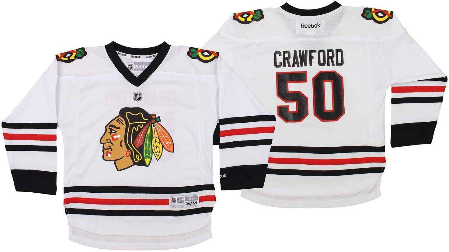 corey crawford white jersey