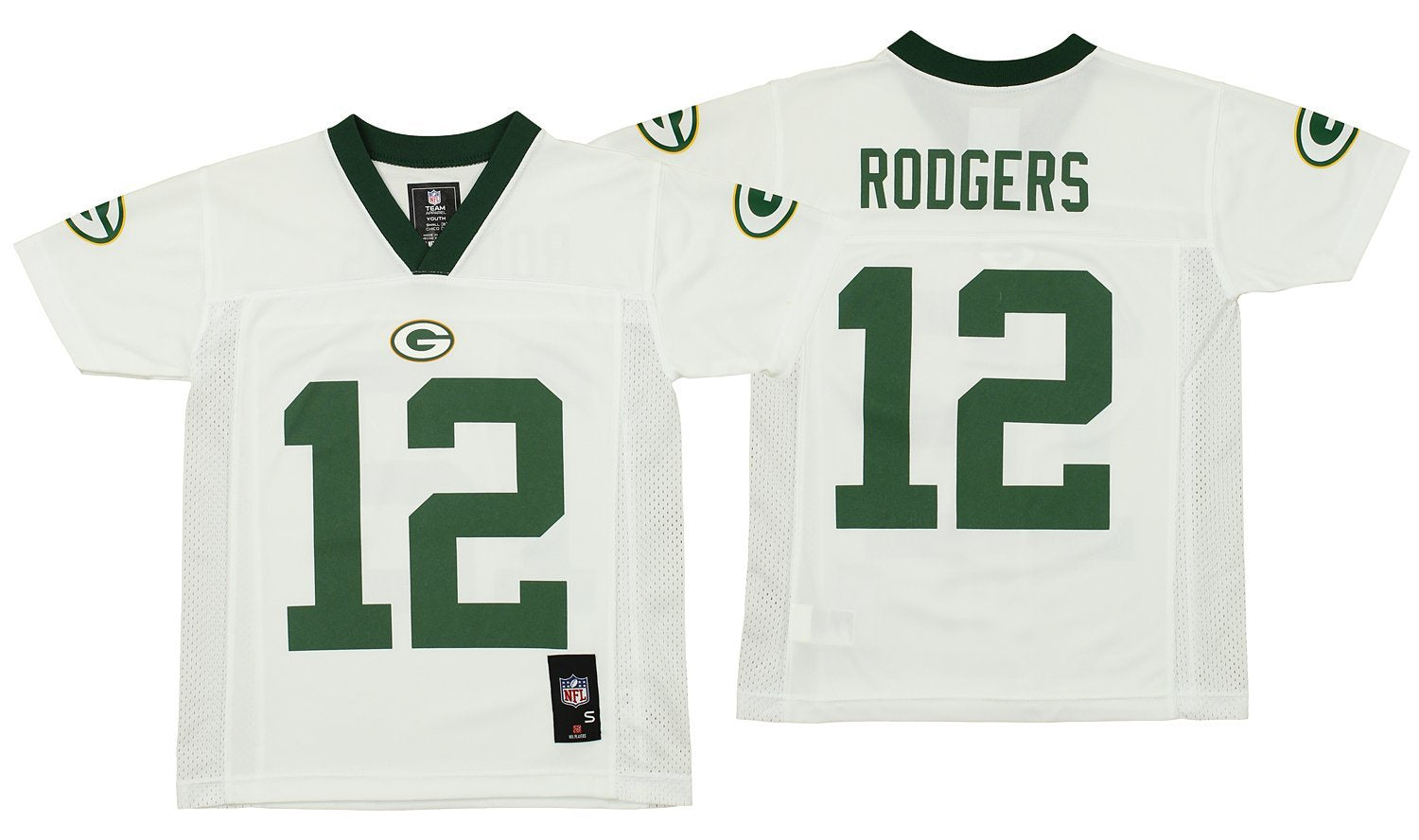 aaron rodgers youth medium jersey