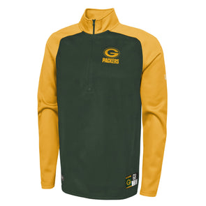 Green Bay Packers NFL Football Mens Split Formation Fleece Hoodie, Gra –  Fanletic