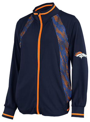 Denver Broncos Women's Elevated Hood With Viper Print Accent