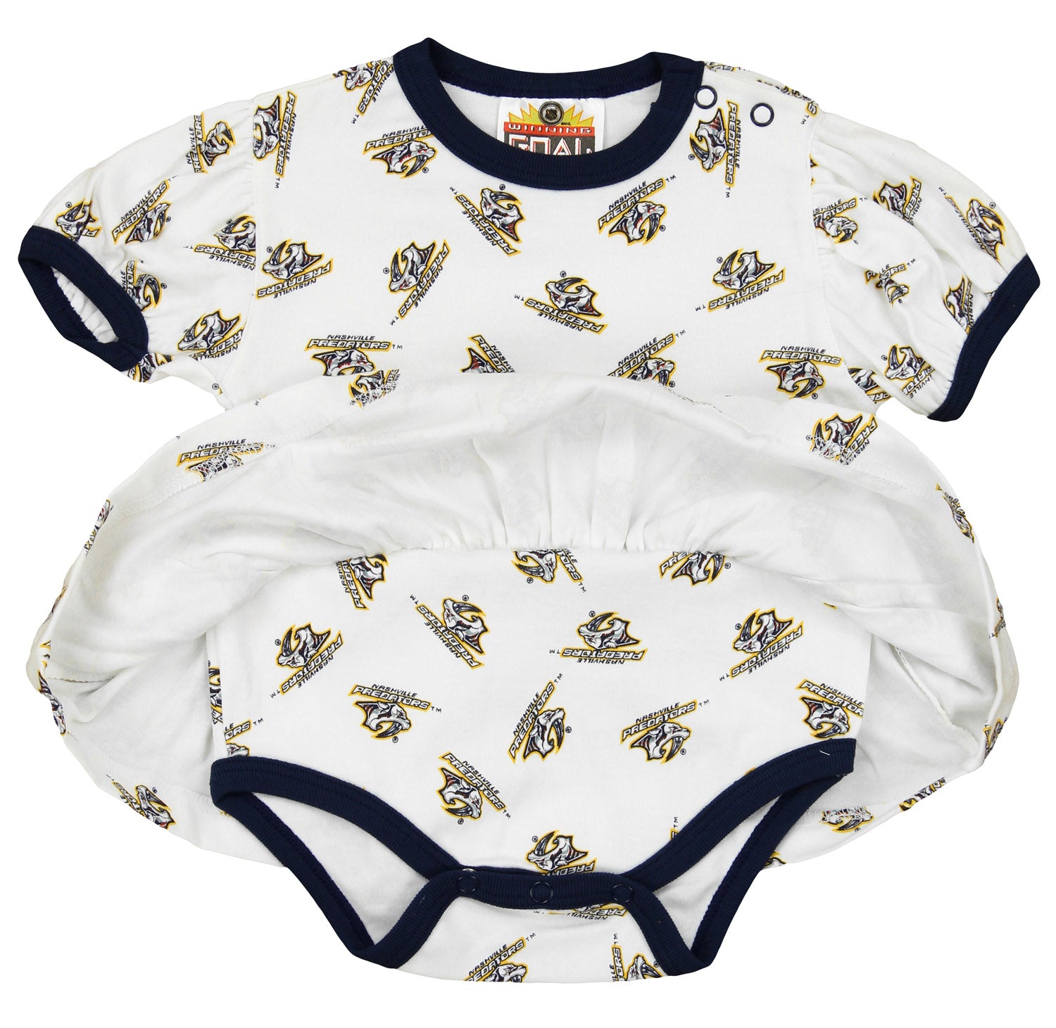 Nashville Predators Newborn & Infant Jersey Bodysuit - Gold