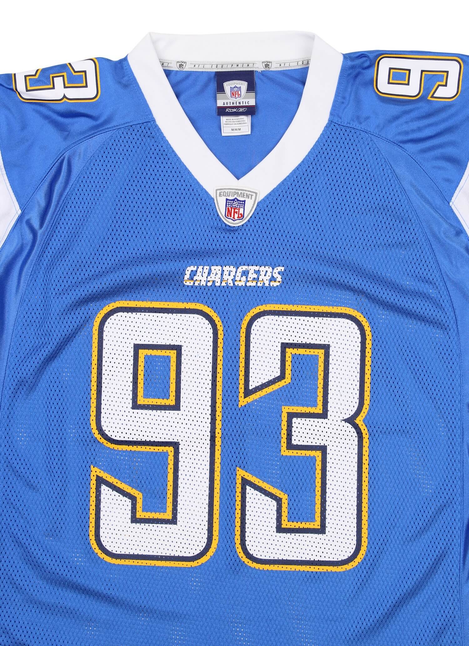 sleeveless chargers jersey