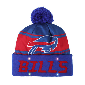 NFL Men's Camouflage Light-Up Beanie - Buffalo Bills