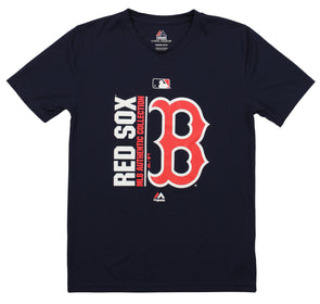 MLB Boston Red Sox Women's Short Sleeve V-Neck Fashion T-Shirt - S