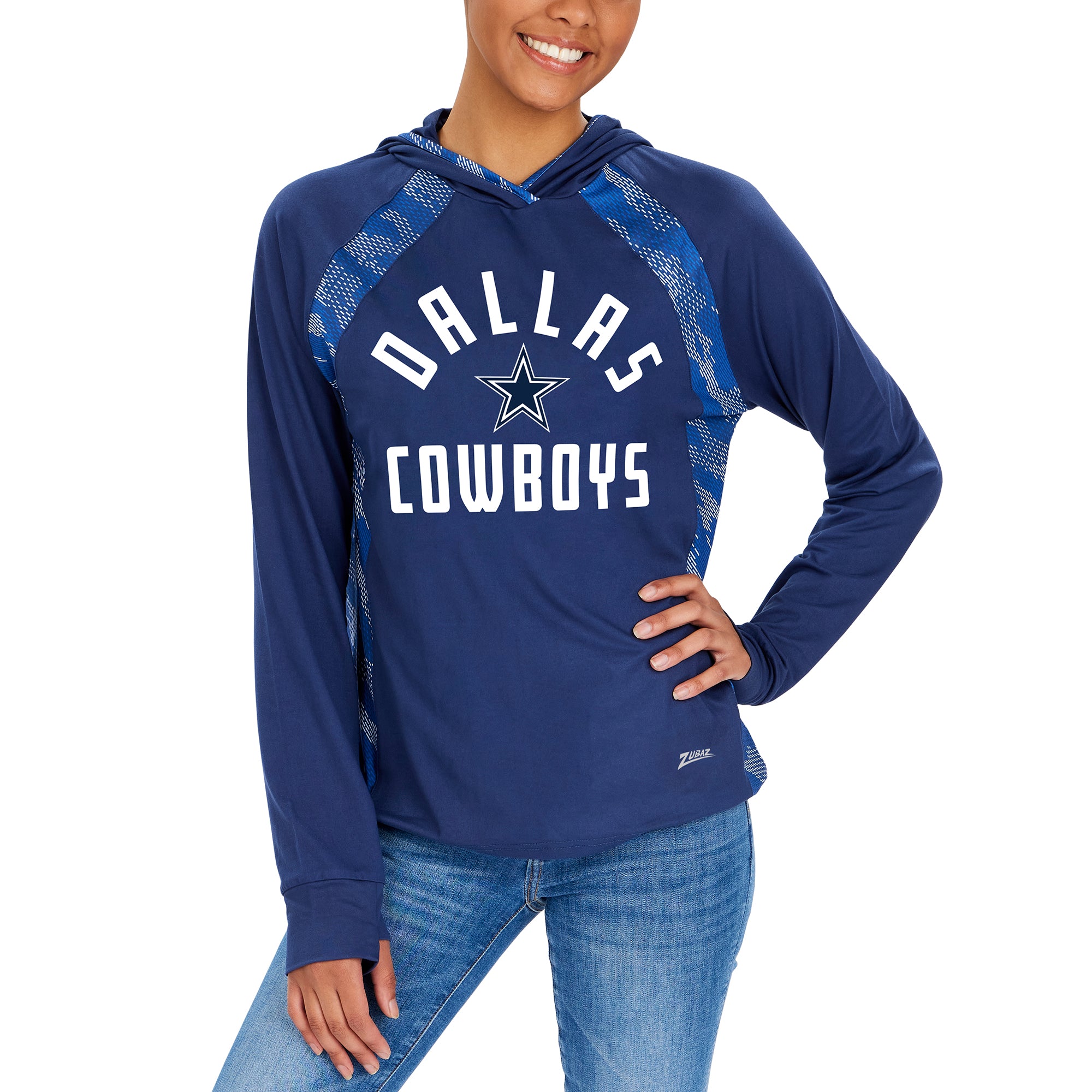 Dallas Cowboys Columbia Women's Sun Trek Omni-Shade Omni-Wick Tri-Blend  Pullover Hoodie - Navy in 2023