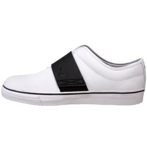 Puma EL Cross Perf Slip-On Sneakers Shoes, White / B – Fanletic