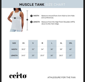 Women's Certo Charcoal Tampa Bay Buccaneers Muscle Tank Top