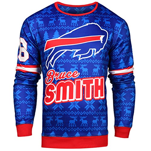 Buffalo Bills NFL Football Knit Pattern Ugly Christmas Sweater - Tagotee