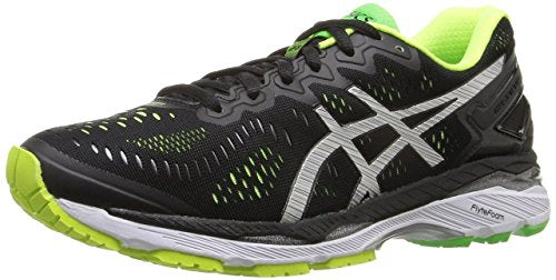 asics gel kayano 23 black silver