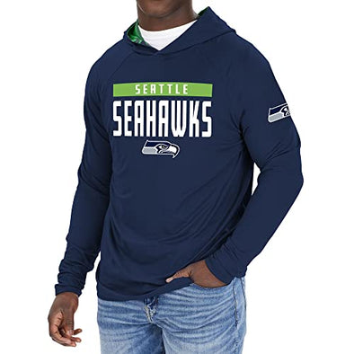 NFL Team Apparel Youth Seattle Seahawks All Out Blitz Team Color Hoodie