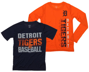 Outerstuff MLB Youth Boys Detroit Tigers Blank Baseball Jersey, Navy