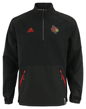 NCAA Louisville Cardinals Women's Crew Neck Fleece Sweatshirt - S