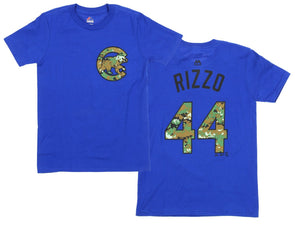 Buy the Womens White Pinstripe Chicago Cubs Anthony Rizzo #44