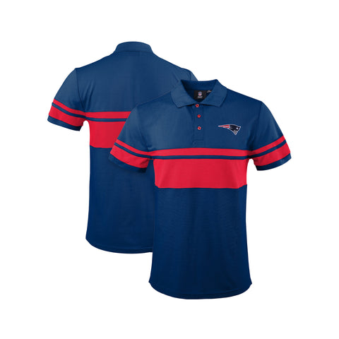 : Foco mens NFL Polyester Short Sleeve Thematic Polo Shirt BLUE,  New England Patriots : Sports & Outdoors