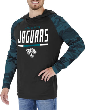 Nfl Jacksonville Jaguars Men's Gray Full Back Run Long Sleeve