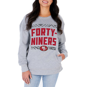 Youth Heathered Gray San Francisco 49ers Long Sleeve T-Shirt & Pants Sleep  Set