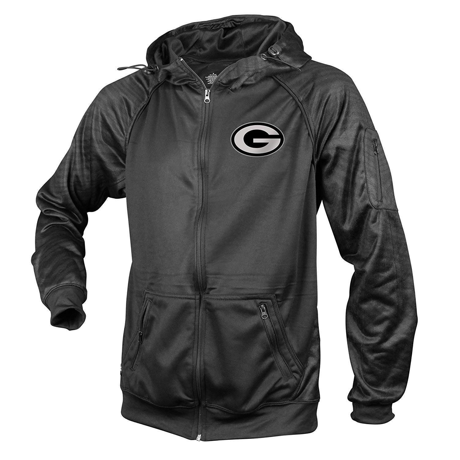 Grey Green Bay Packers Hoodie - William Jacket