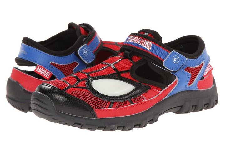 stride rite spider man light up shoes