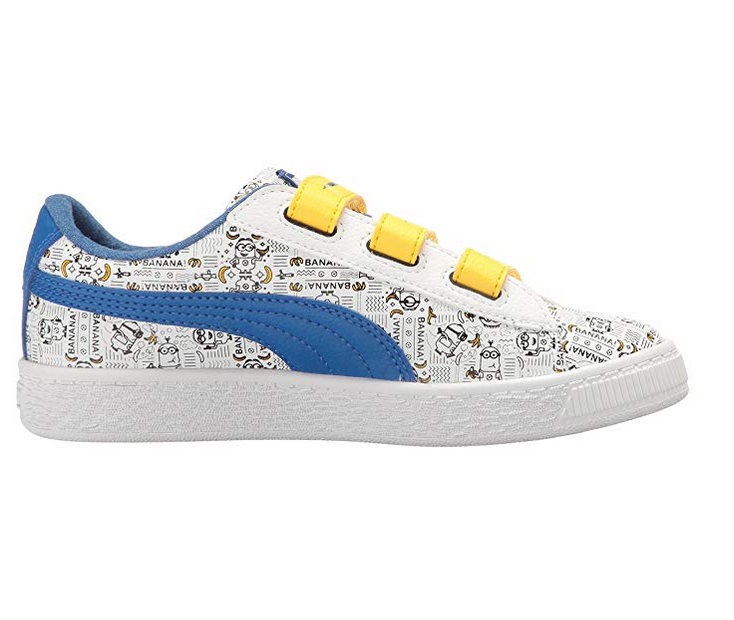 puma kids minions basket v sneaker