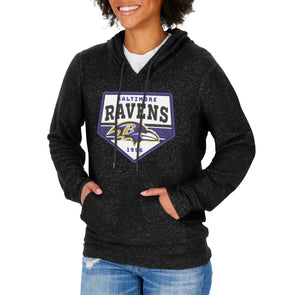 Baltimore Ravens Hooded Sweatshirt Hoodie MEN'S REEBOK NFL GREY