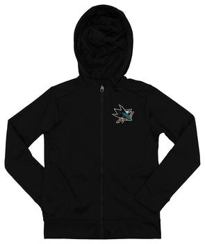 San Jose Sharks CCM Vintage Pullover Hoodie - Black