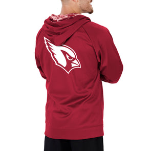 Zubaz NFL Men's Arizona Cardinals Team Color with Zebra Accents Pullov –  Fanletic