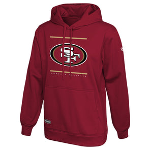 SAN FRANCISCO 49ERS SUNDAY DRIVES PREMIUM FLEECE DROP SHOULDER CREWNECK  PULLOVER