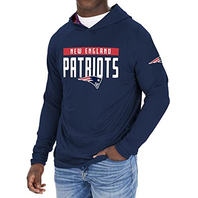 Zubaz NFL Women's New England Patriots Solid Team Color Hoodie