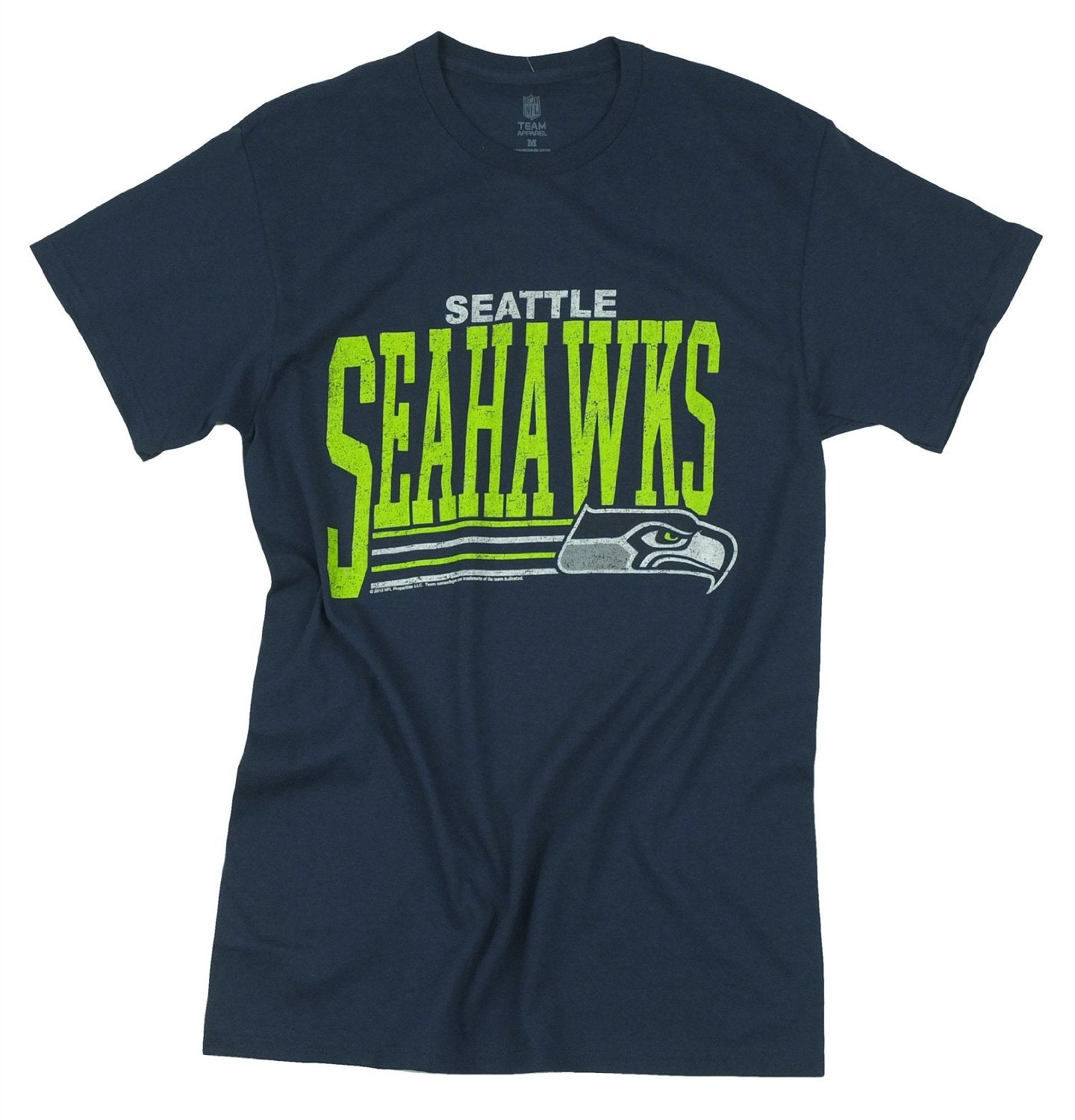 Nike Men's Neon Green Seattle Seahawks Primary Logo T-shirt - ShopStyle