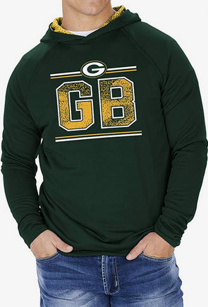 Green Bay Packers Static Crew Neck Sweatshirt, Green/Gold