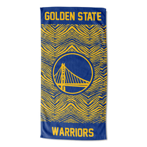 Outerstuff Golden State Warriors Youth Spray Ball Sublimated Hooded Sweatshirt 23 / M